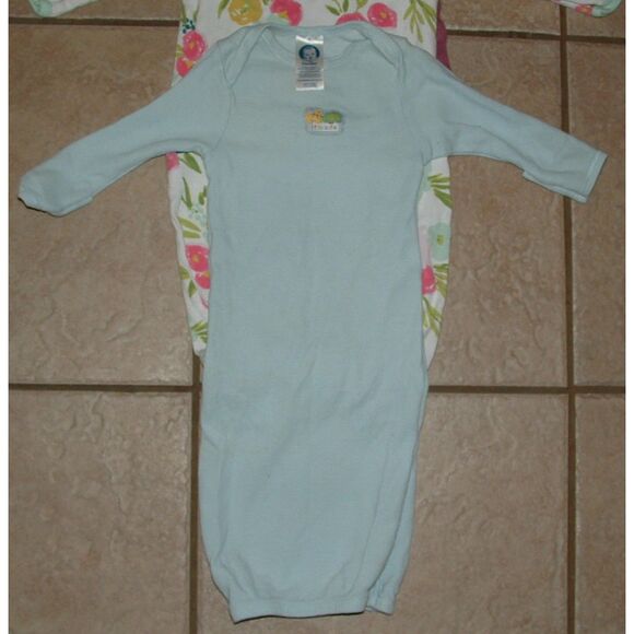 Girls Sz 0-6 Months Multicolored 4 Pc Sleeper Sleepsacks CLOUD ISLAND GERBER - Picture 6 of 7